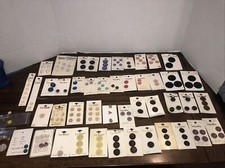 Vintage La Mode La petite + bottoni moda nuovi vecchio stock 130+