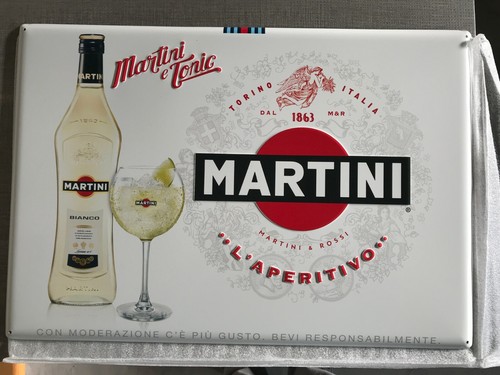 Insegna tabella martini in - tabella,
