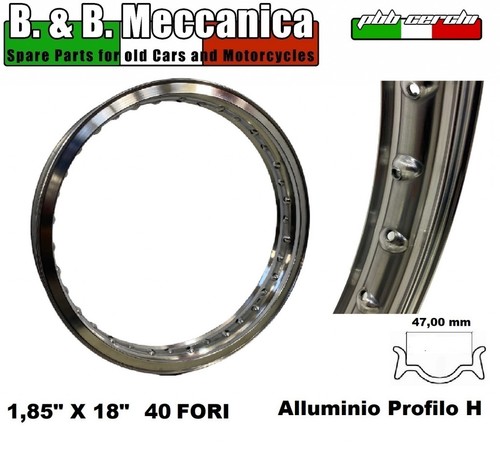 Cerchio alluminio x - in, 1.85