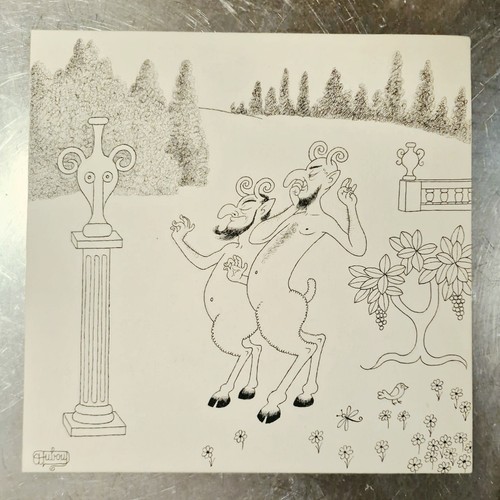 Dubout dessin original - -,