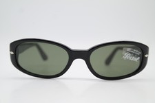 Occhiali Da Sole Vintage Persol 2607-S Neri Argento Ovali