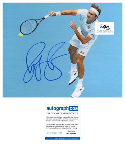 Roger federer autografo - roger,
