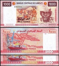 Gibuti 1000 franchi 2005, UNC