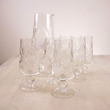 servizio 6 bicchieri e brocca