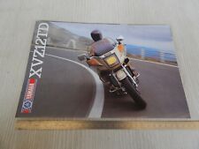 BROCHURE DEPLIANT ORIGINALE YAMAHA XVZ 12 TD MOTO XVZ12TD LINGUA ITALIANO