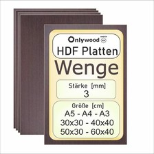 Pannelli HDF MDF - 3 mm -