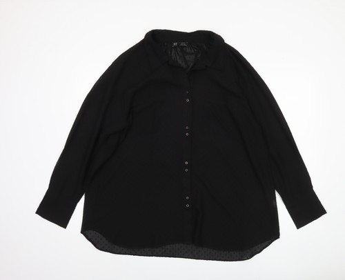 Camicia donna zara nera con - donna,