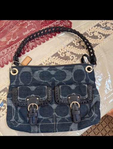 Borsa tracolla coach - coach, denim