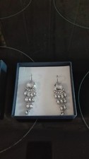 Coppia orecchini donna pendenti nuovi mai indossati