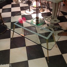 TAVOLINO 50' VETRO SPESSO