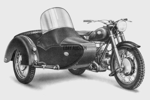 Zundapp 601 con - 601, sidecar
