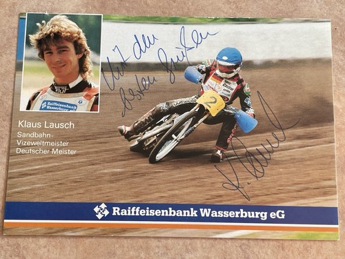 Autografo speedway klaus - speedway,