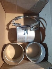 X 3 Prolunghe raccordi tubo ventilazione D 100 mm + 3 fascette collari