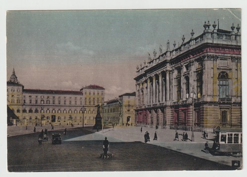 Torino cartolina piazza - cartolina,