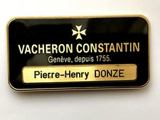 Plaque publicitaire vacheron - plaque,