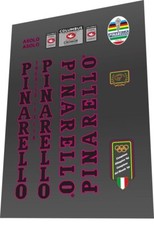 SET DECALCOMANIE CORNICE PINARELLO ASOLO CONTORNO NERO/ROSA