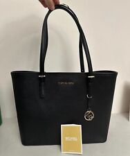 Michael Kors Bag JET SET TRAVEL 35H7GTVT2L- Black - Large