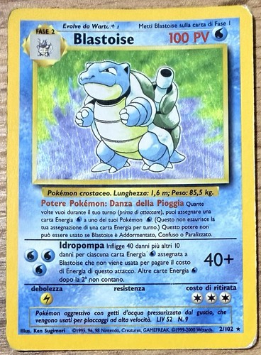 Blastoise set base ita - blastoise,