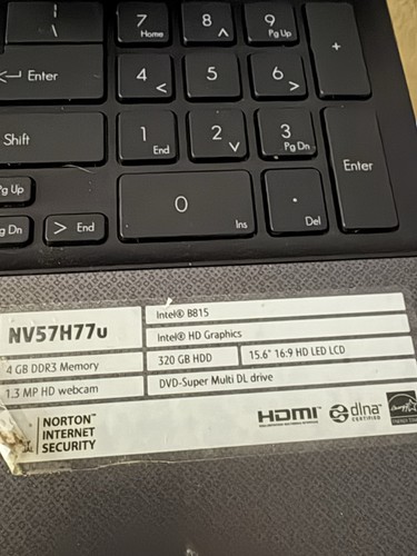 Gateway nv55c intel pentium - gateway,