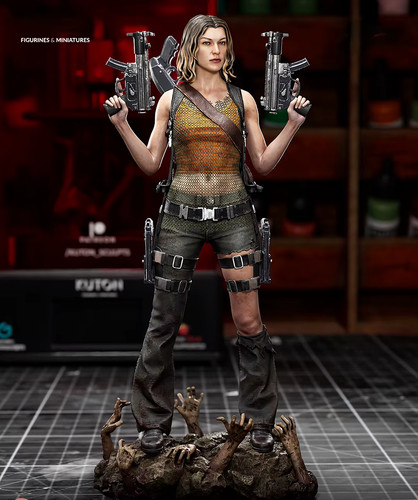 Alice resident evil statuetta - alice,