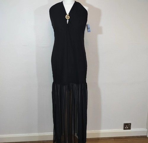 Maxi abito boohoo nero - a, rete