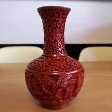 Vaso vintage cinese laccato