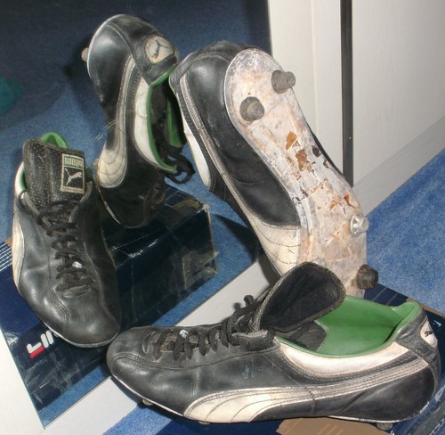 Rare vecchie scarpe calcio - vecchie, da