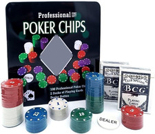 Set Da Poker Con Scatola in