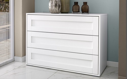 Comò gioia cassetti - 3, bianco