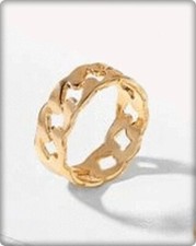 ANELLO DA DONNA A CATENA MISURA 16