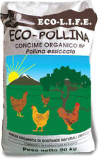 POLLINA ESSICCATA KG.20 CONCIME NATURALE BIOLOGICO AMMENDANTE STALLATICO