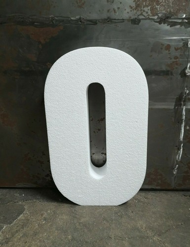 Numero polistirolo 55x8 cm - numero,