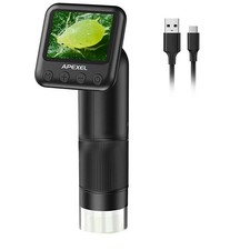 Microscopio Digitale Palmare  con Schermo LCD da 2 Pollici, per Bambini D6I7