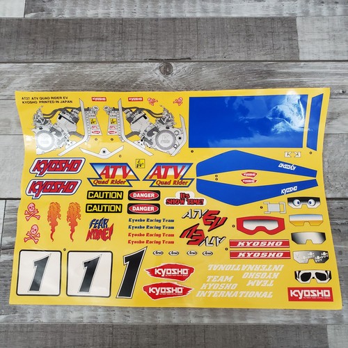 Set decalcomanie kyosho - set, atv