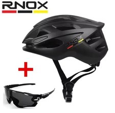 Casco Ciclismo Leggero Bicicletta RNOX MTB + Occhiali