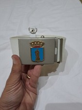 Cinturone Polizia Municipale Color Bianco Come In Foto