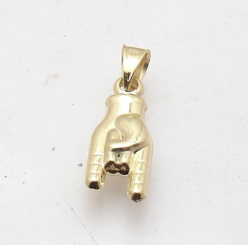 Ciondolo charm mano cornuto - charm,