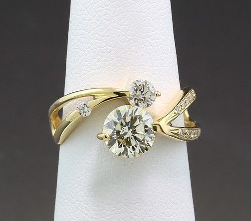 Anello solitario brillante - anello,