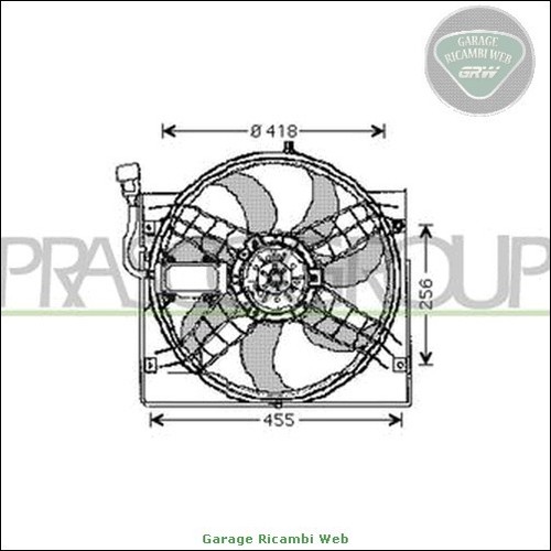 Bm018f003 ventola radiatore - bm018f003,