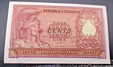 REPUBBLICA ITALIANA - 100 LIRE 24/12/1951 DI CRISTINA CAVALLARO PARISI - FDS