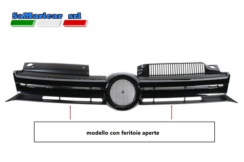 Griglia radiatore nera con - nera,