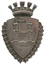 distintivo placca livorno fides vigili urbani police ottone divisa badge pins