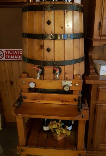 Botte frigo vino legno - botte,
