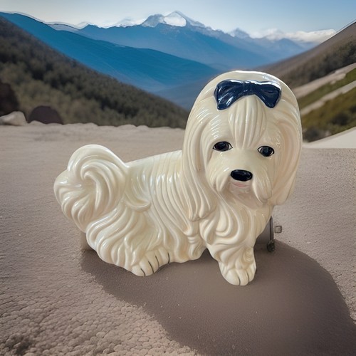 Statua cane scultura cotty - statua,