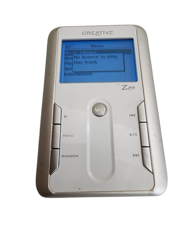 Creative zen dap hd0014 - zen, bianco