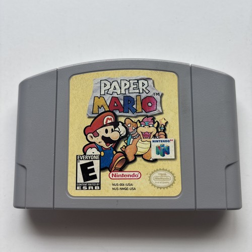 Paper mario nintendo n64 - nintendo, 64