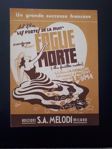 Antico spartito musicale solo - antico,