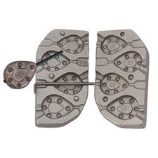 Stampo Piombo Pesca  Grippa Gr.  70-80-90-100  scorrevole   F 58