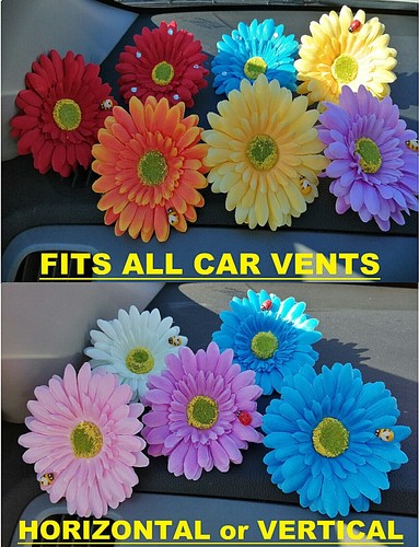 Fiat 500 clip fiore - clip, on