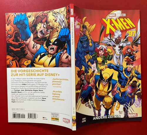 Men andere zeiten panini - x-men,